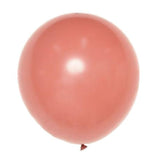 10 Pack | 18inch Matte Pastel Dusty Rose Helium/Air Latex Party Balloons#whtbkgd