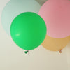 10 Pack | 18" Large Green Round Latex Balloons | Air Helium Balloons | Party Balloons