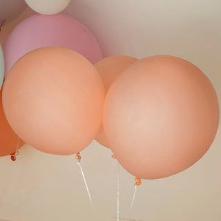 Add a Pop of Elegance to Your Party with 18" Matte Pastel Natural Helium or Air Latex Party Balloons
