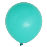 10 Pack | 18inch Matte Pastel Turquoise Helium/Air Latex Party Balloons#whtbkgd