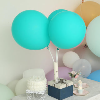 Make a Statement with 18" Matte Pastel Turquoise Party Balloons