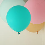 10 Pack | 18inch Matte Pastel Turquoise Helium/Air Latex Party Balloons