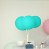 10 Pack | 18inch Matte Pastel Turquoise Helium/Air Latex Party Balloons