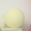 10 Pack | 18inch Matte Pastel Yellow Helium or Air Latex Party Balloons