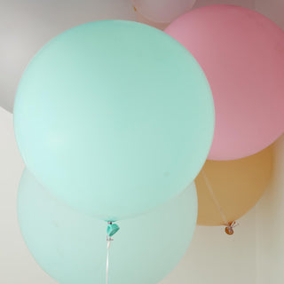 Make a Statement with 32" Large Matte Pastel Seafoam Balloons
