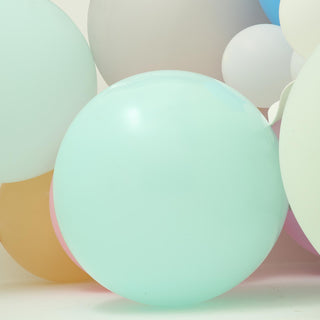 Add Elegance to Your Celebration with 32" Large Matte Pastel Seafoam Balloons