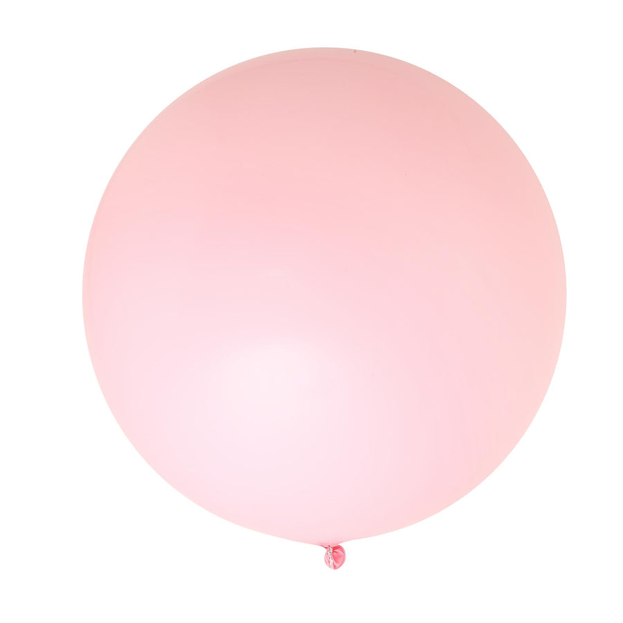 2 Pack | 32inch Large Matte Pastel Blush Helium or Air Latex Balloons#whtbkgd