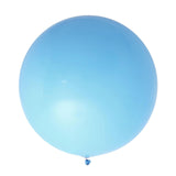 2 Pack | 32inch Large Matte Pastel Blue Helium/Air Premium Latex Balloons#whtbkgd