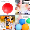 2 Pack | 32inch Large Balloons Helium or Air Latex Balloons Pastel Silver