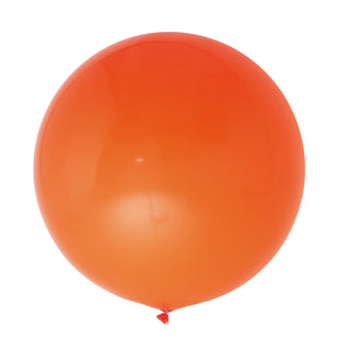 Make a Bold Statement with Large Matte Orange Balloons