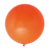 2 Pack | 32inches Large Matte Orange Helium or Air Premium Latex Balloons#whtbkgd