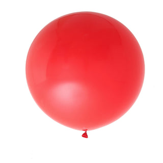 Create Unforgettable Event Decor with 32" Large Matte Red Helium or Air Premium Latex Balloons