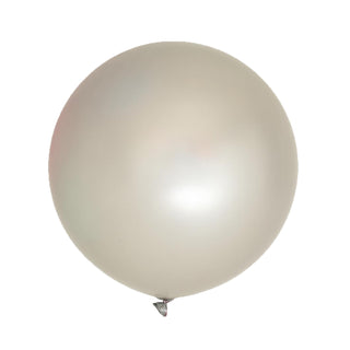 Unleash Your Creativity with 32" Large Pastel Silver Balloons