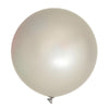 2 Pack | 32inch Large Balloons Helium or Air Latex Balloons Pastel Silver#whtbkgd