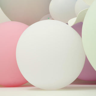 Add Elegance to Your Celebrations with 32" Large Pastel White Balloons
