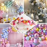 25 Pack | 12inch Matte Pastel Cream Helium or Air Latex Party Balloons