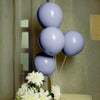 25 Pack | 10inch Matte Blue/Gray Double Stuffed Prepacked Latex Balloons
