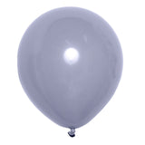 25 Pack | 10inch Matte Blue/Gray Double Stuffed Prepacked Latex Balloons#whtbkgd