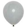 25 Pack | 10inch Matte Gray Double Stuffed Prepacked Latex Party Balloons#whtbkgd