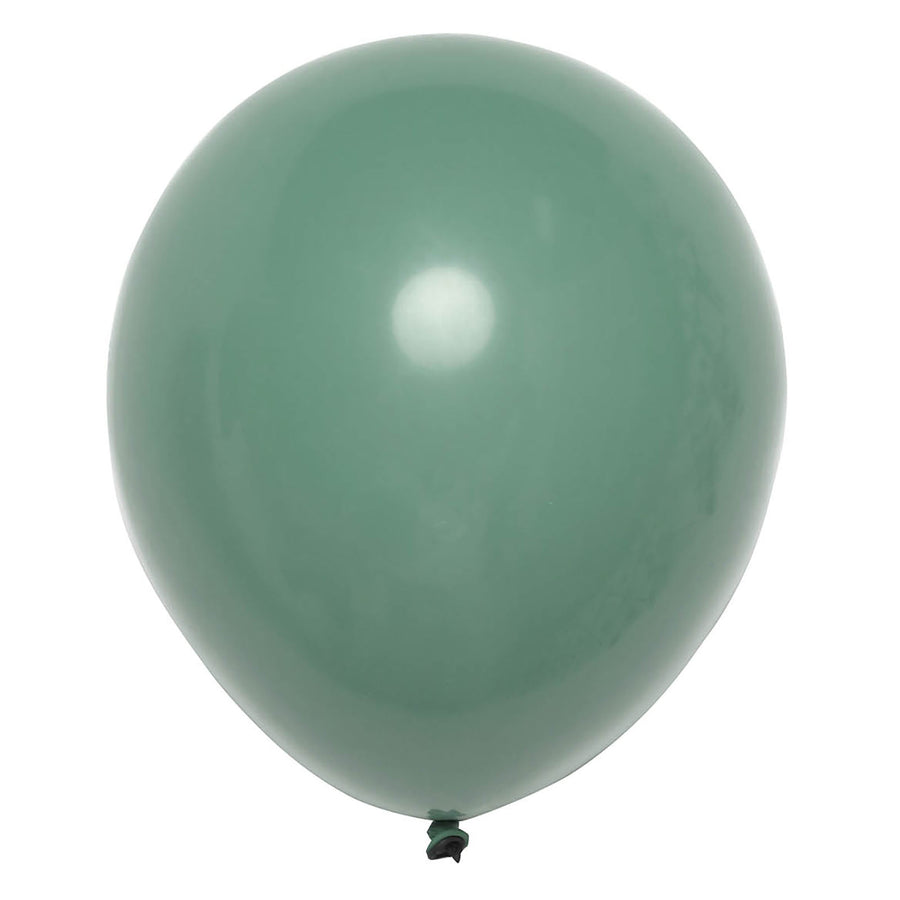25 Pack | 12inch Olive Green Double Stuffed Prepacked Latex Balloons#whtbkgd
