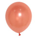25 Pack | 12inches Shiny Pearl Rose Gold Latex Helium or Air Balloons#whtbkgd