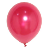 25 Pack | 12inches Shiny Pearl Wine Latex Helium, Air or Water Balloons#whtbkgd