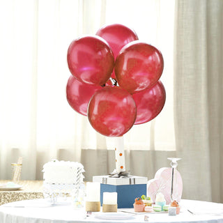 Create a Magical Atmosphere with Shiny Pearl Burgundy Balloons