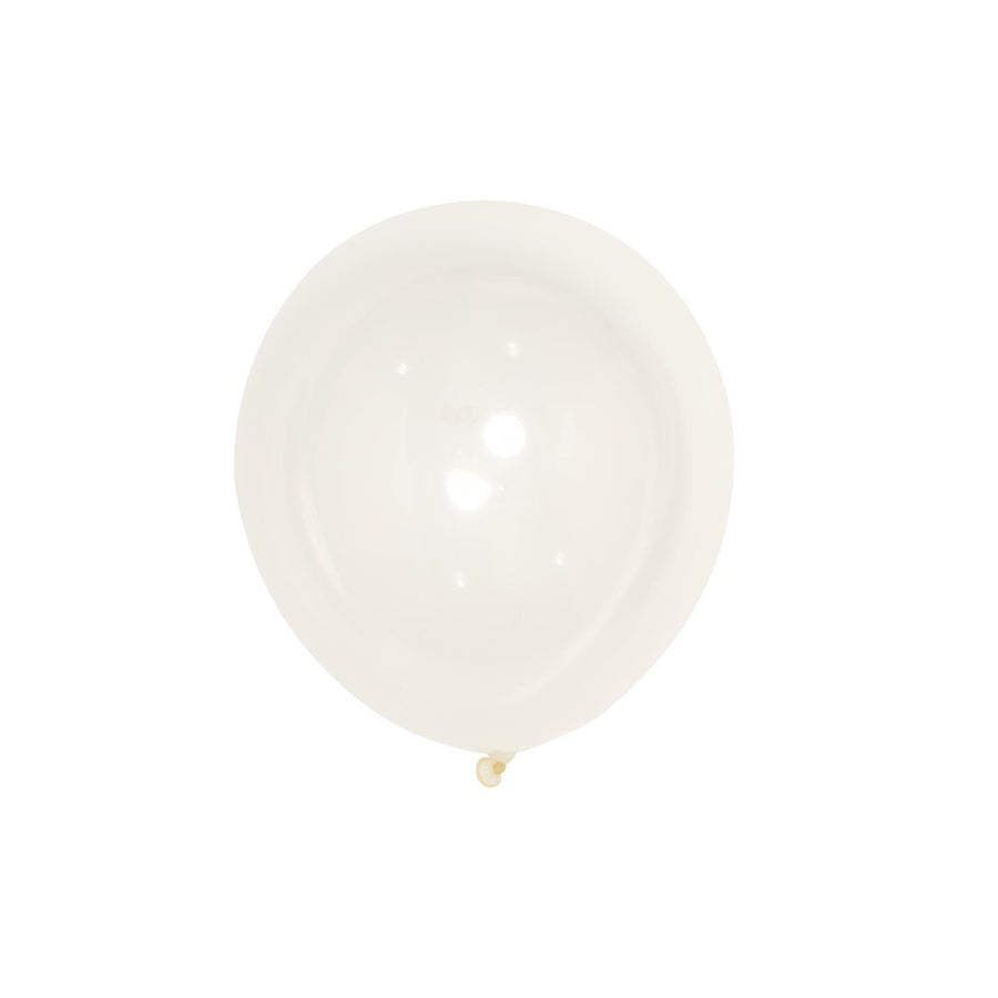 25 Pack | 12inches Shiny Pearl Clear Latex Helium, Air or Water Balloons