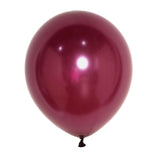 25 Pack | 12Inch Shiny Pearl Eggplant Latex Helium or Air Balloons#whtbkgd