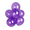 25 Pack | 12inches Shiny Pearl Purple Latex Helium, Air or Water Balloons