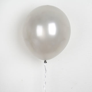 Create a Magical Atmosphere with Shiny Pearl Silver Latex Balloons