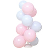 2 Pack | 5ft White Balloon Column Stand Kit, Pillar Balloon Holders