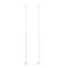 2 Pack | 8ft White Balloon Column Stand Kit, Pillar Balloon Holders