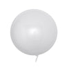 2 Pack | 18inch Shiny White Reusable UV Protected Sphere Vinyl Balloons#whtbkgd