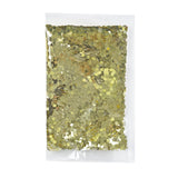 50g Bag | Metallic Gold DIY Arts & Crafts Chunky Confetti Glitter#whtbkgd