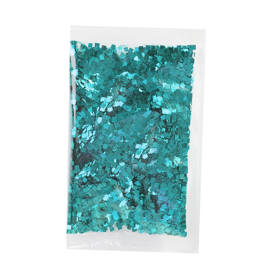 50g Bag | Metallic Turquoise DIY Arts & Crafts Chunky Confetti Glitter#whtbkgd