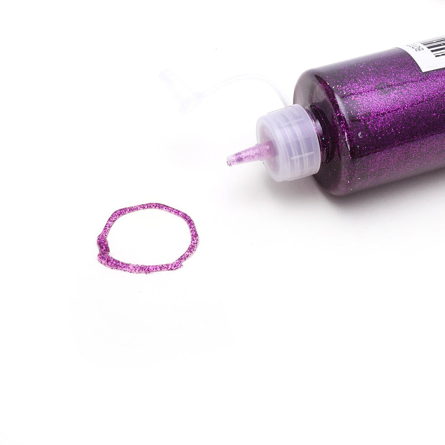 4 oz | Metallic Purple Arts & Crafts Glitter Glue, DIY Sensory Bottle