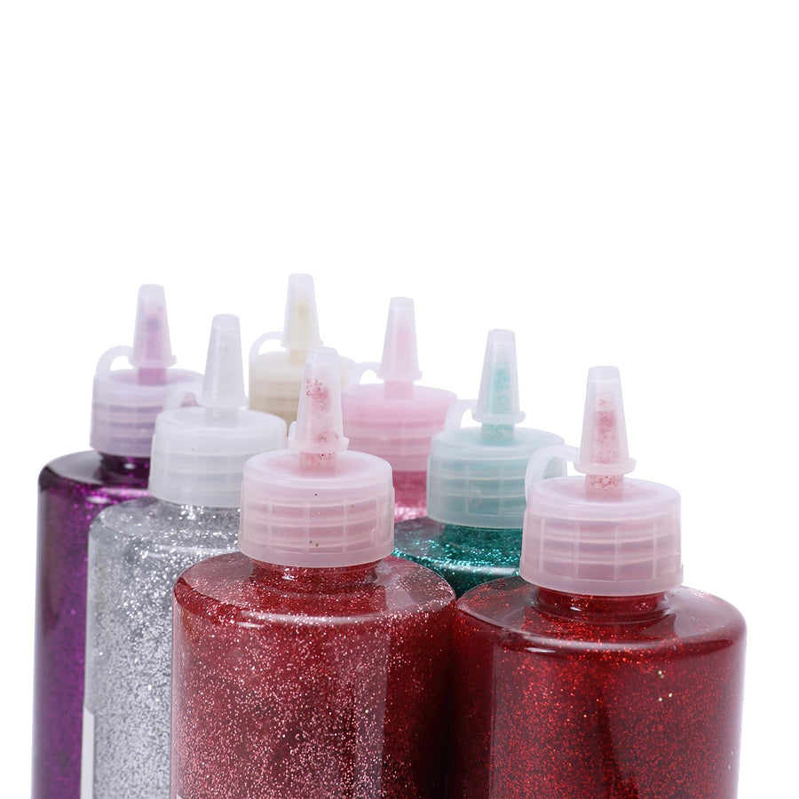 4 oz | Metallic Purple Arts & Crafts Glitter Glue, DIY Sensory Bottle