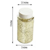 1 lb Bottle | Metallic Gold DIY Arts & Crafts Chunky Confetti Glitter