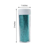 23g Bottle | Metallic Aqua Extra Fine Arts & Crafts Glitter Powder
