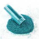 23g Bottle | Metallic Aqua Extra Fine Arts & Crafts Glitter Powder#whtbkgd