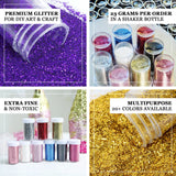 23g Bottle | Metallic Purple Extra Fine Arts & Crafts Glitter Powder