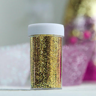 Add a Touch of Glamour with Metallic Gold Extra Fine Arts and Crafts Glitter Powder