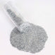 23g Bottle | Metallic Silver Extra Fine Arts & Crafts Glitter Powder#whtbkgd