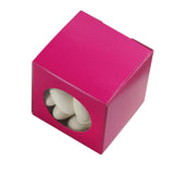 100 Pack | 2inch Fuchsia Candy Treat Favor Boxes, DIY Cardstock Gift Box#whtbkgd