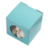 100 Pack | 2inch Turquoise Candy Treat Favor Boxes DIY Cardstock Gift Box#whtbkgd