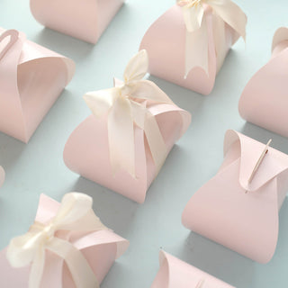 Elegant Blush Cupcake Party Favor Gift Box