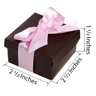 Chocolate Brown Party Favor Candy Gift Boxes - Perfect for Any Occasion