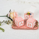 25 Pack | 2inch Pink Baby Shower Party Favor Candy Gift Boxes