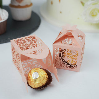 Blush Butterfly Top Laser Cut Favor Candy Gift Box for Every Occasion